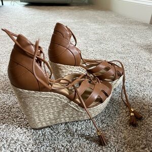 Michael Kors Lace Up Wedges